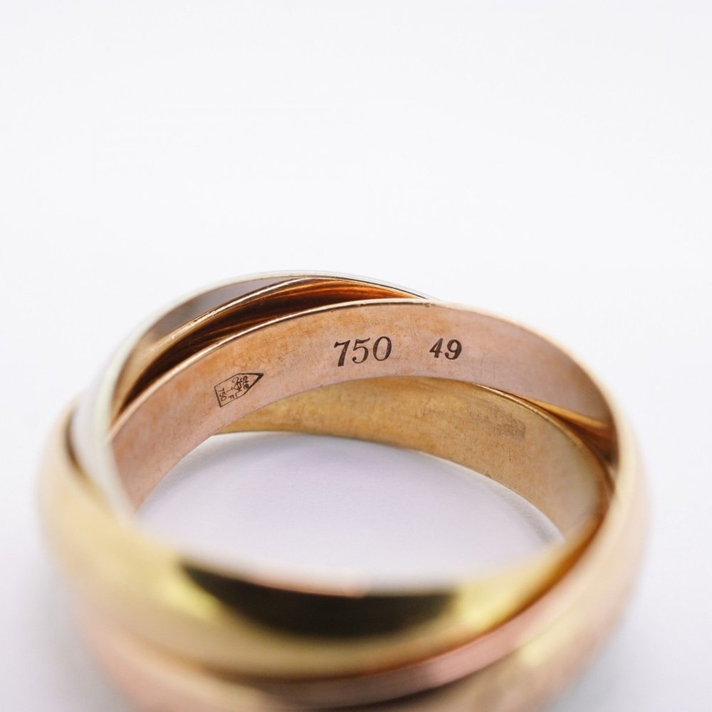CARTIER 18k Gold Trinity Ring #49 - Picture 4 of 9